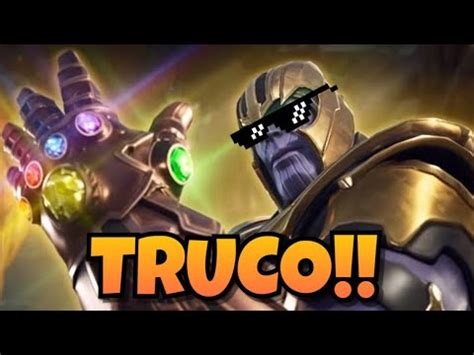 thanos truco guante.